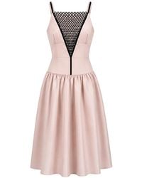 Nafsika Skourti - Crystal-Embellished Dress - Lyst