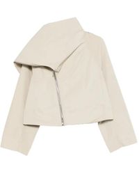Rick Owens - Cropped Jack Met Sjaal - Lyst