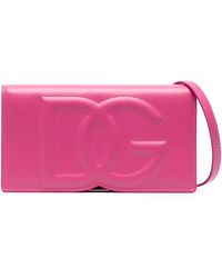 Dolce & Gabbana - Dg Logo Leather Crossbody Bag - Lyst
