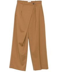 Tela - Hose im Wickelstil mit Falten - Lyst