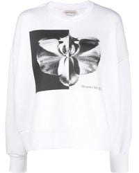 McQueen - Cotton Sweatshirt - Lyst