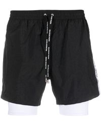 Balmain - Shorts im Layering-Look - Lyst