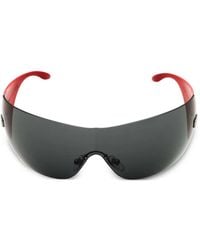 Versace - Shield-Frame Sunglasses - Lyst