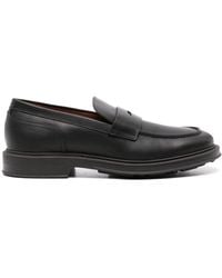Loro Piana - Travis Penny-slot Leather Loafers - Lyst
