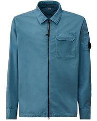 C.P. Company - Pocket Zip-Fastening Shirt Jacket - Lyst