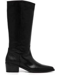 Vagabond Shoemakers - 40Mm Kelsey Pointed-Toe Leather Boots - Lyst