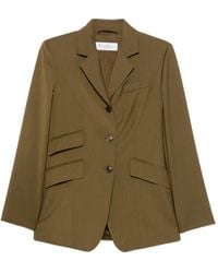Max Mara - Tailored Single-Breasted Blazer With Flap Pockets - Lyst