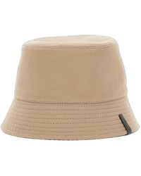 Brunello Cucinelli - Bob Réversible En Coton, Lin Et Laine Vierge Avec Détail Métallique Monili Signature - Lyst