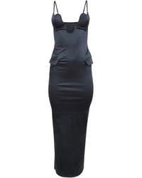 Fleur du Mal - Seduce Kleid mit U-Ausschnitt - Lyst