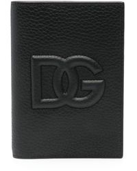 Dolce & Gabbana - Embossed-logo Leather Wallet - Lyst