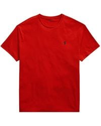 Polo Ralph Lauren - Crew-Neck Logo-Embroidered T-Shirt - Lyst