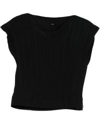 MM6 by Maison Margiela - Ribbed Top - Lyst
