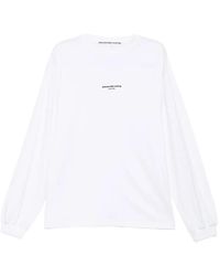 Alexander Wang - Logo-Print Long-Sleeve T-Shirt - Lyst