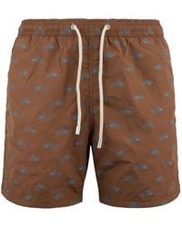 MC2 Saint Barth - Shark-Print Drawstring Swim Shorts - Lyst
