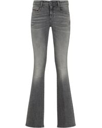 DIESEL - Five-Pocket Design Flared Jeans - Lyst