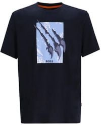 BOSS - T-Shirt À Imprimé Graphique - Lyst