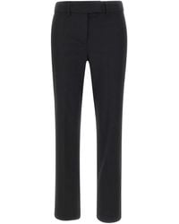 Marella - Welt-Pockets Front-Crease Trousers - Lyst