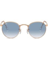 Ray-Ban - Round Sonnenbrille Mit Rundem Gestell - Lyst