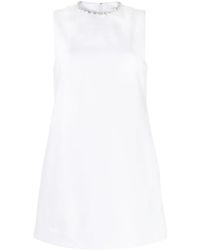 Area - Crystal Heart Back Dress - Lyst
