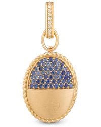CLARA CHEHAB - Liberté Half Moon Tsavorite And Diamond Charm - Lyst