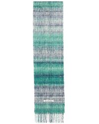 Acne Studios - Schal Aus Mohär Mit Fransen - Lyst
