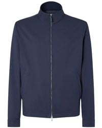 ZEGNA - Motorin Zi-Up Blouson Jacket - Lyst