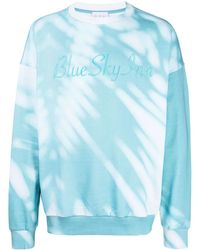 BLUE SKY INN - Sweat En Coton À Logo Brodé - Lyst
