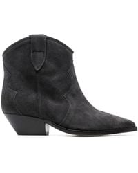 Isabel Marant - デウィーナ レザー ウエスタンアンクルブーツ - Lyst