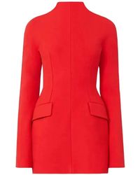 Sportmax - Tefrite High-Neck Flap-Pocket Dress - Lyst