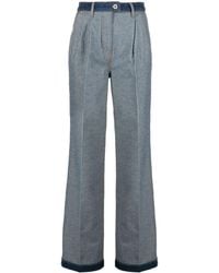 Sonia Rykiel - High-Rise Upside-Down Straight-Leg Jeans - Lyst