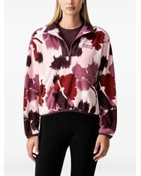 Columbia - Jersey Con Media Cremallera Y Estampado Floral - Lyst