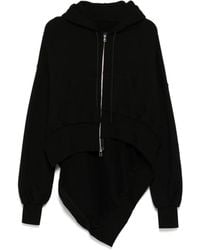 Yohji Yamamoto - Sudadera con capucha y cremallera - Lyst