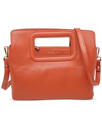 MY BEST BAG - Cutout Leather Clutch Bag - Lyst