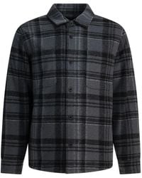 Vince - Checked Shirt Jacket - Lyst
