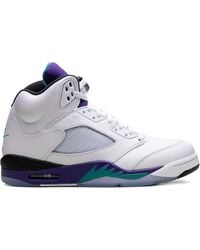 Nike - Air 5 Retro Og "New Emerald/Grape Ice" Sneakers - Lyst