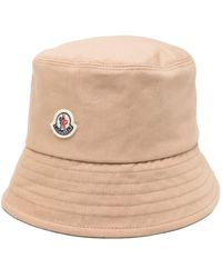 Moncler - Fischerhut mit Logo-Patch - Lyst