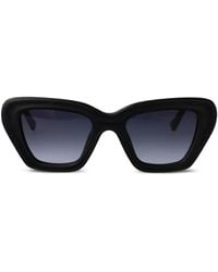 Yohji Yamamoto - Sonnenbrille Mit Cat-Eye-Gestell - Lyst