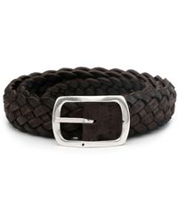Orciani - Braided Leather Belt - Lyst