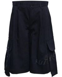 Comme des Garçons - Logo-Print Cargo Shorts - Lyst