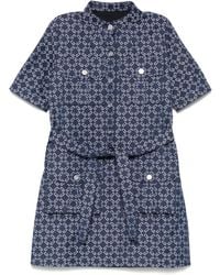 Givenchy - モノグラム 72 デニム ミニドレス - Lyst