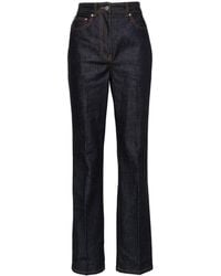 Ferragamo - High-rise Wide-leg Jeans - Lyst