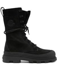 Moncler - Bottines Vera À Patch Logo - Lyst