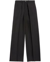 Balenciaga - Pleated Wool Tailored Trousers - Lyst
