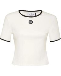 Philipp Plein - T-Shirt À Patch Logo - Lyst