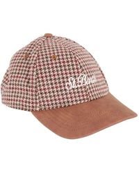 MC2 Saint Barth - Houndstooth Baseball Hat - Lyst