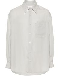 Lemaire - Double-pocket Lyocell Shirt - Lyst