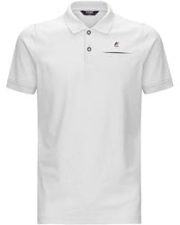 K-Way - Polo Con Applicazione Logo - Lyst