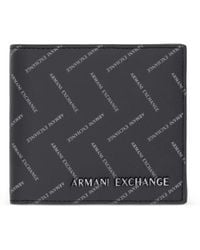 ARMANI EXCHANGE - Logo-Print Wallet - Lyst