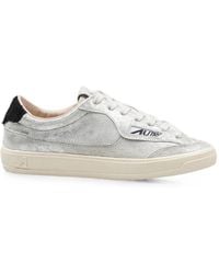 Autry - Windscape Laminated Suede Sneakers - Lyst
