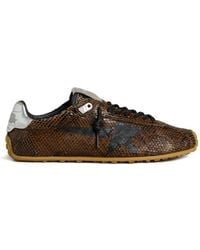 Golden Goose - Marathon Speed Leather Sneakers - Lyst